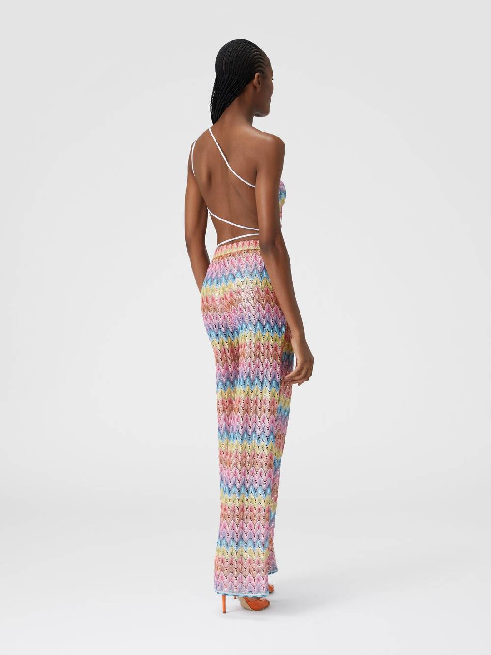 Missoni Pantaloni in pizzo di misto cotone spalmato Moda