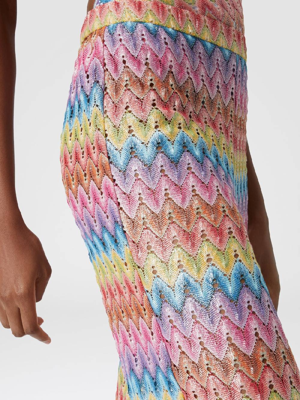 Missoni Pantaloni in pizzo di misto cotone spalmato Moda