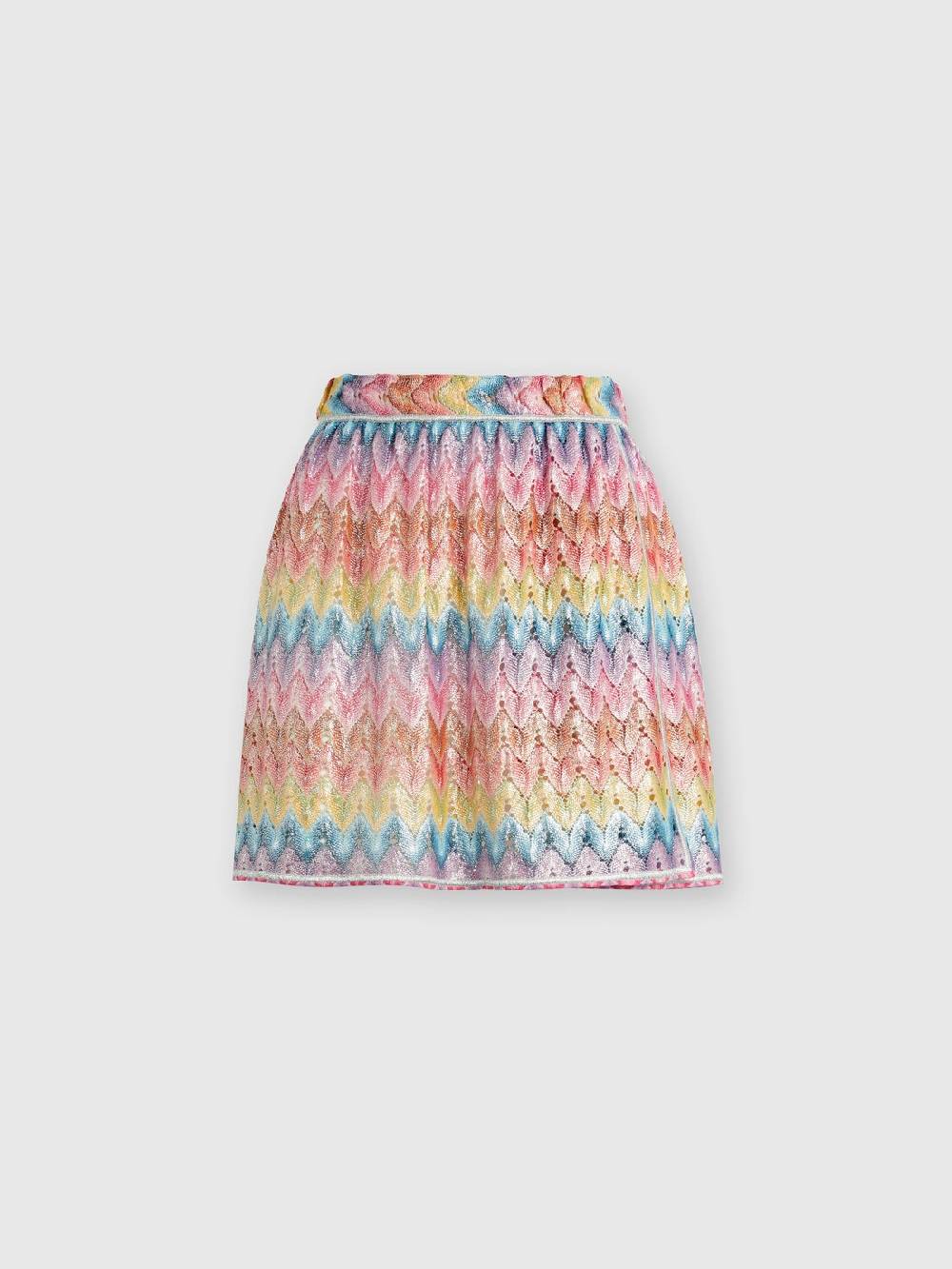Missoni Mingonna a portafoglio in pizzo di misto cotone spalmato Qualità Garantita
