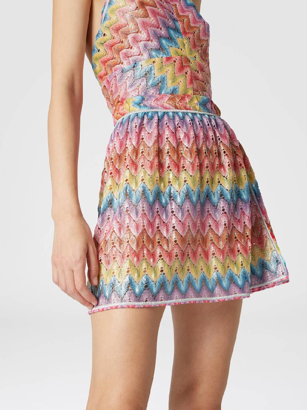 Missoni Mingonna a portafoglio in pizzo di misto cotone spalmato Qualità Garantita