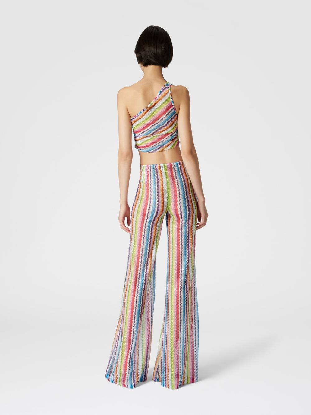 Missoni Pantaloni copricostume a vista bassa stampa zig zag Consegna Veloce