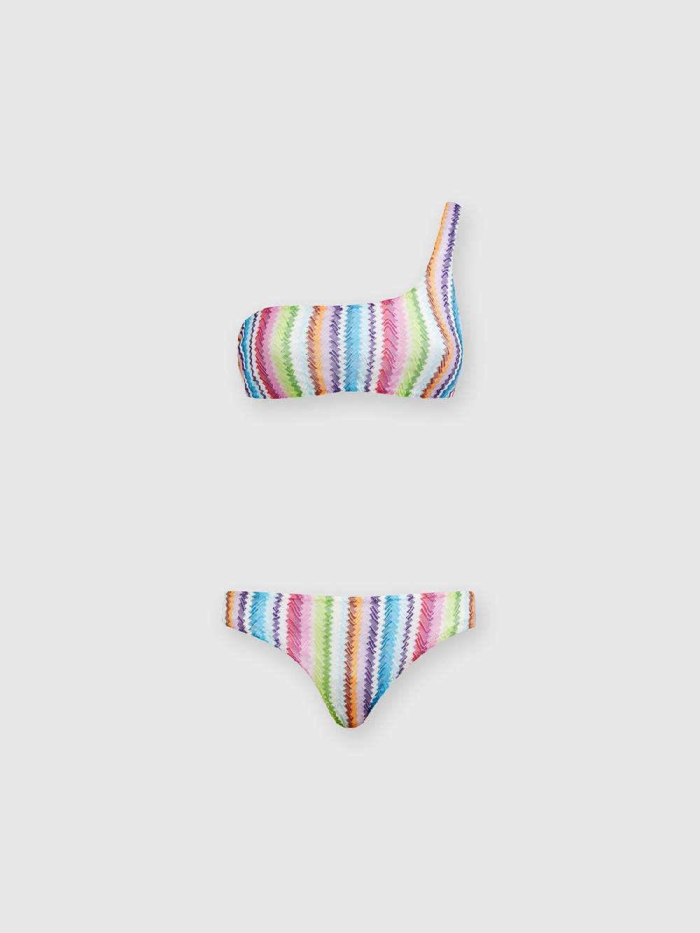 Missoni Bikini monospalla stampa zig zag Promozione Limitata