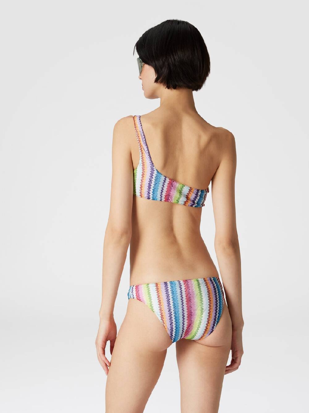 Missoni Bikini monospalla stampa zig zag Promozione Limitata