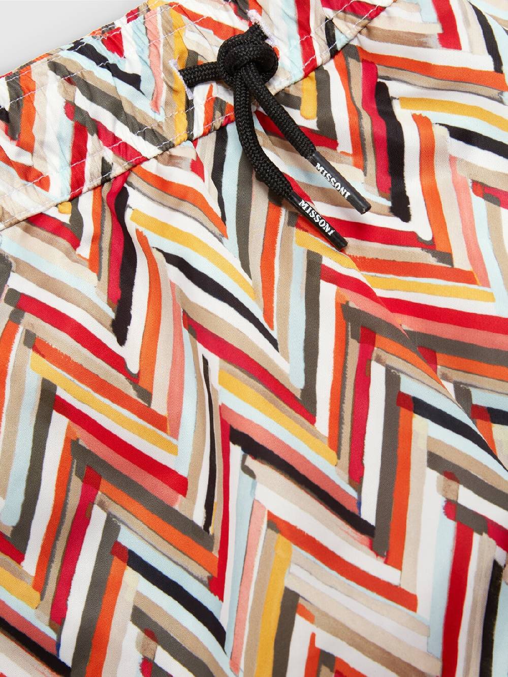 Missoni Boxer mare con pattern zig zag e logo Fino Al -60%