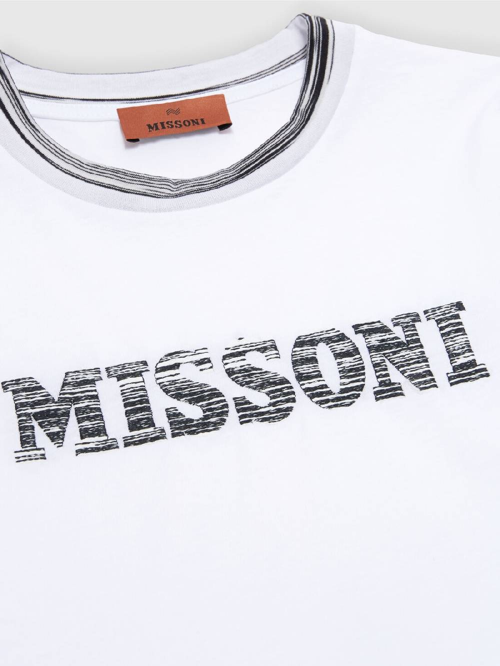 Missoni T-shirt in jersey di cotone con logo Affare Del Giorno