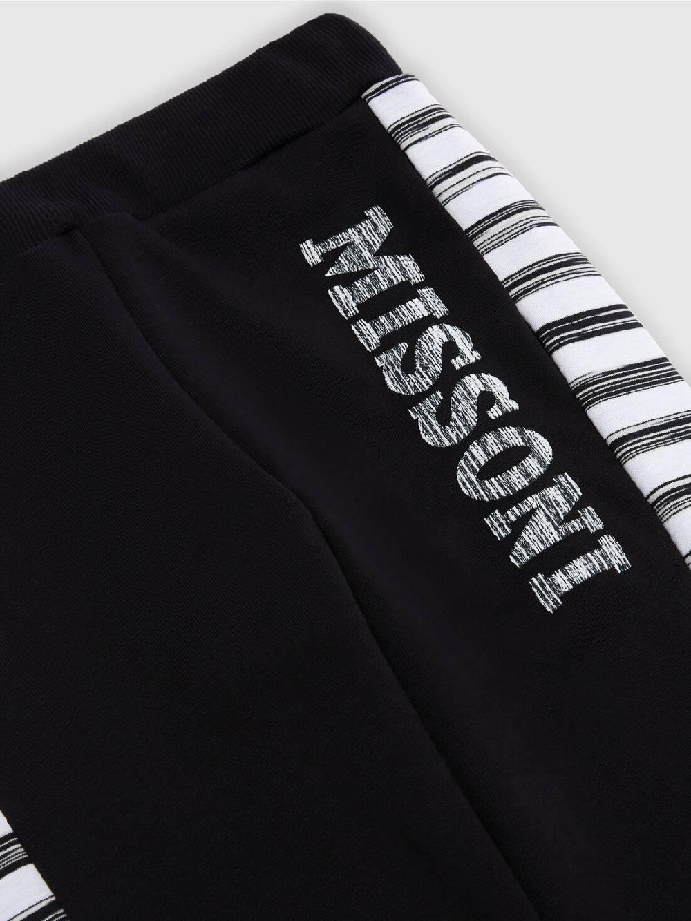 Missoni Joggers in cotone con inserti fiammati Presa