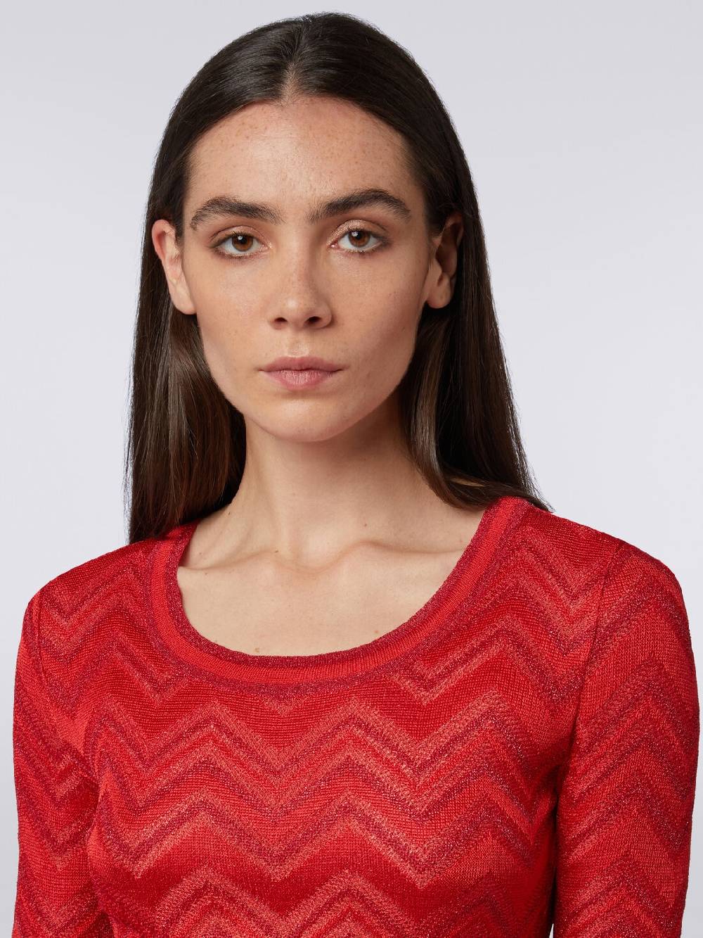 Missoni Abito in maglia zig zag tonale con lurex Outlet