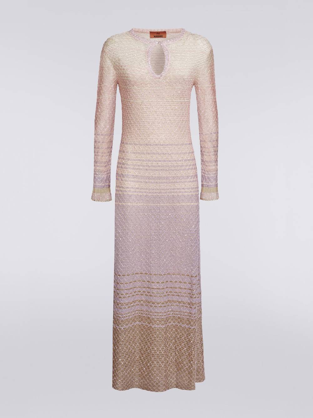 Missoni Abito lungo in maglia dégradé con paillettes Hotsell