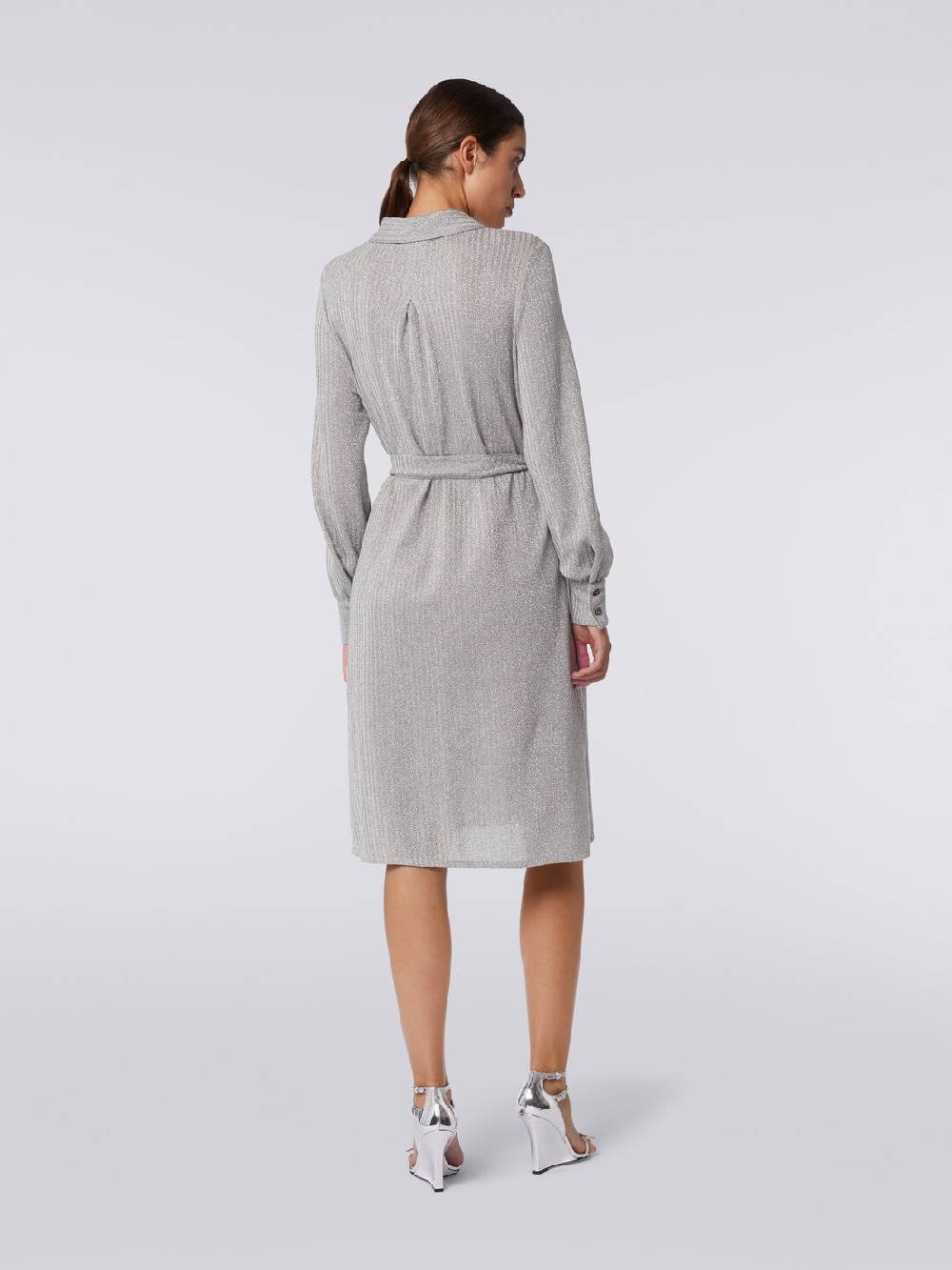 Missoni Abito in cotone e viscosa lamé Saldi Di Fabbrica