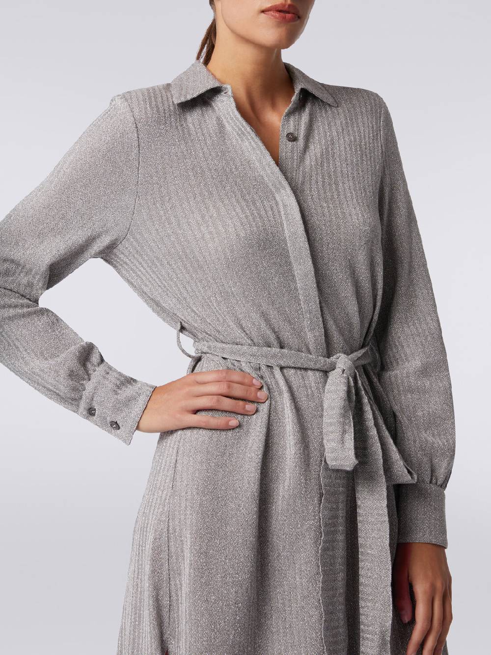 Missoni Abito in cotone e viscosa lamé Saldi Di Fabbrica