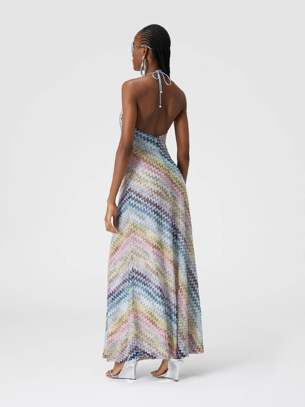 Missoni Slip dress con laccetto sul collo e applicazioni in perle Nuovo