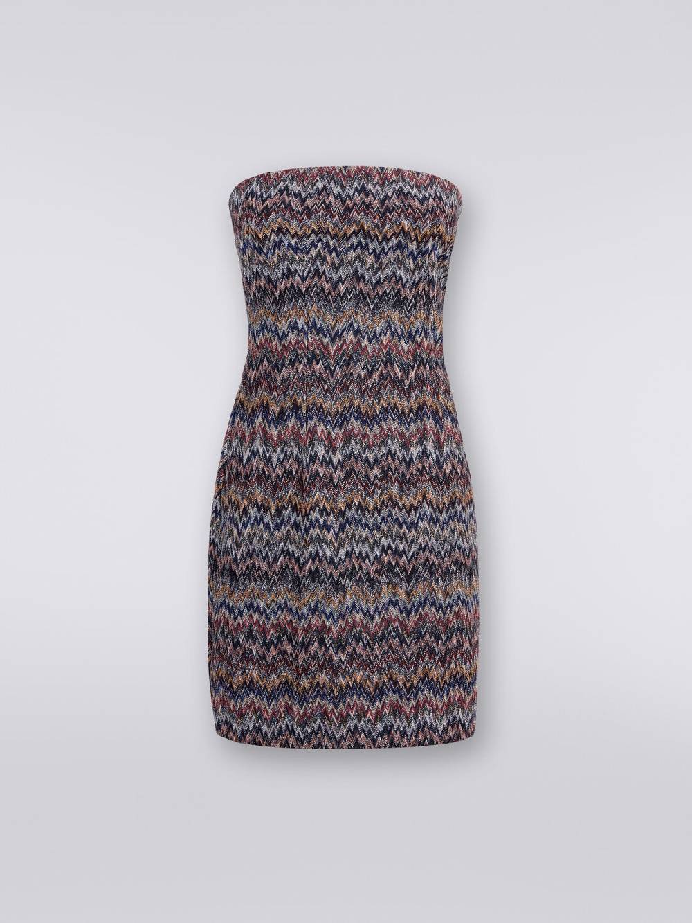 Missoni Mini-abito in viscosa lamé chevron Promozione