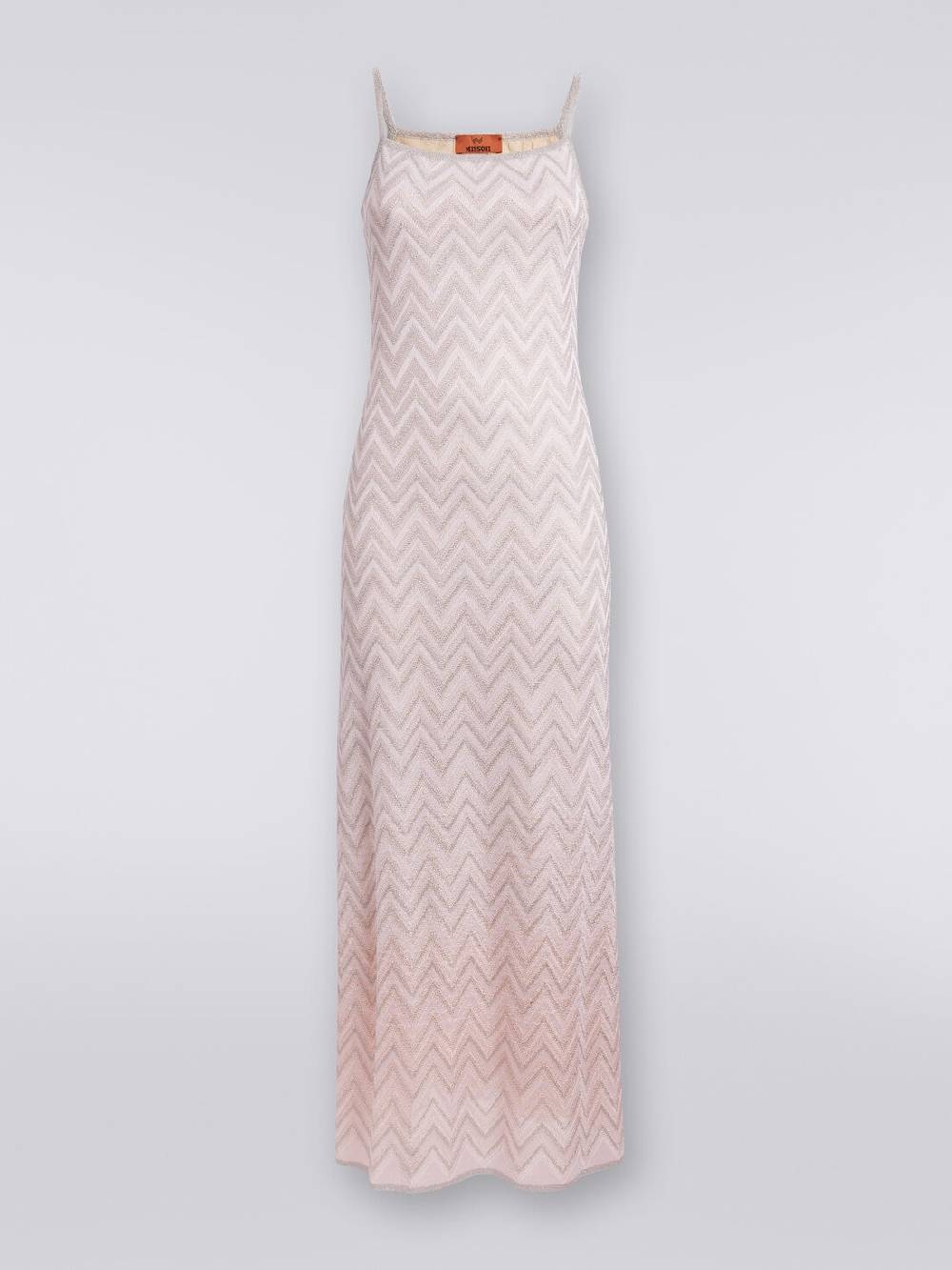 Missoni Abito lungo senza maniche in viscosa lamé zig zag Ultimo giorno