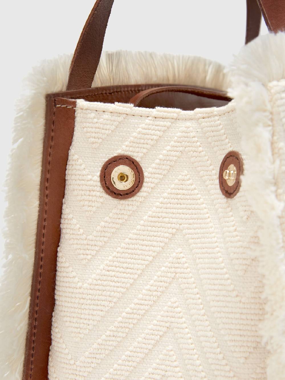 Missoni Tote bag in misto cotone chevron Fino al 50% di sconto
