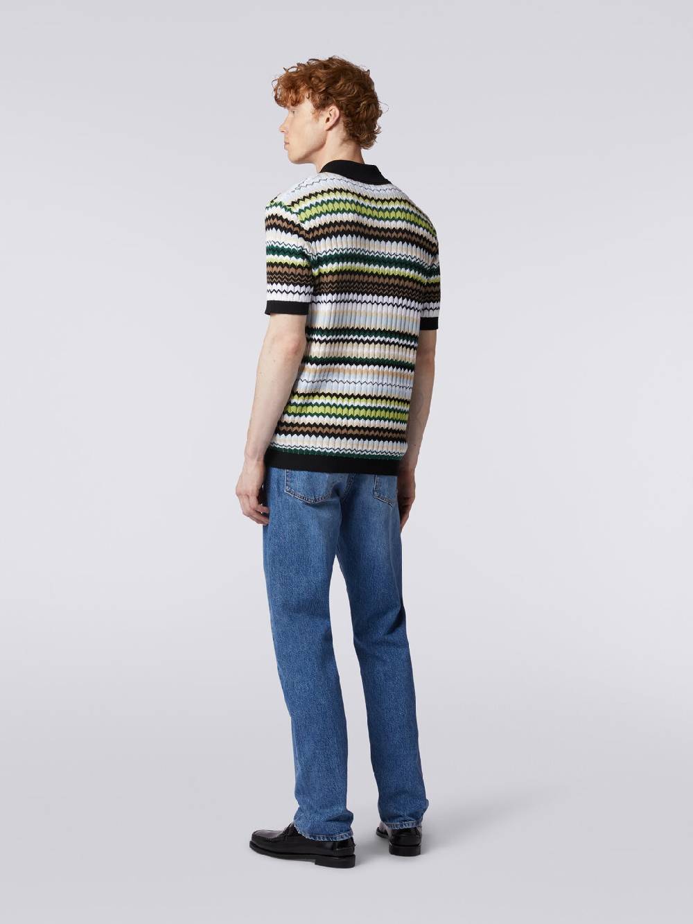 Missoni Cinque tasche in denim con inserto zig zag Limitato a 3 giorni