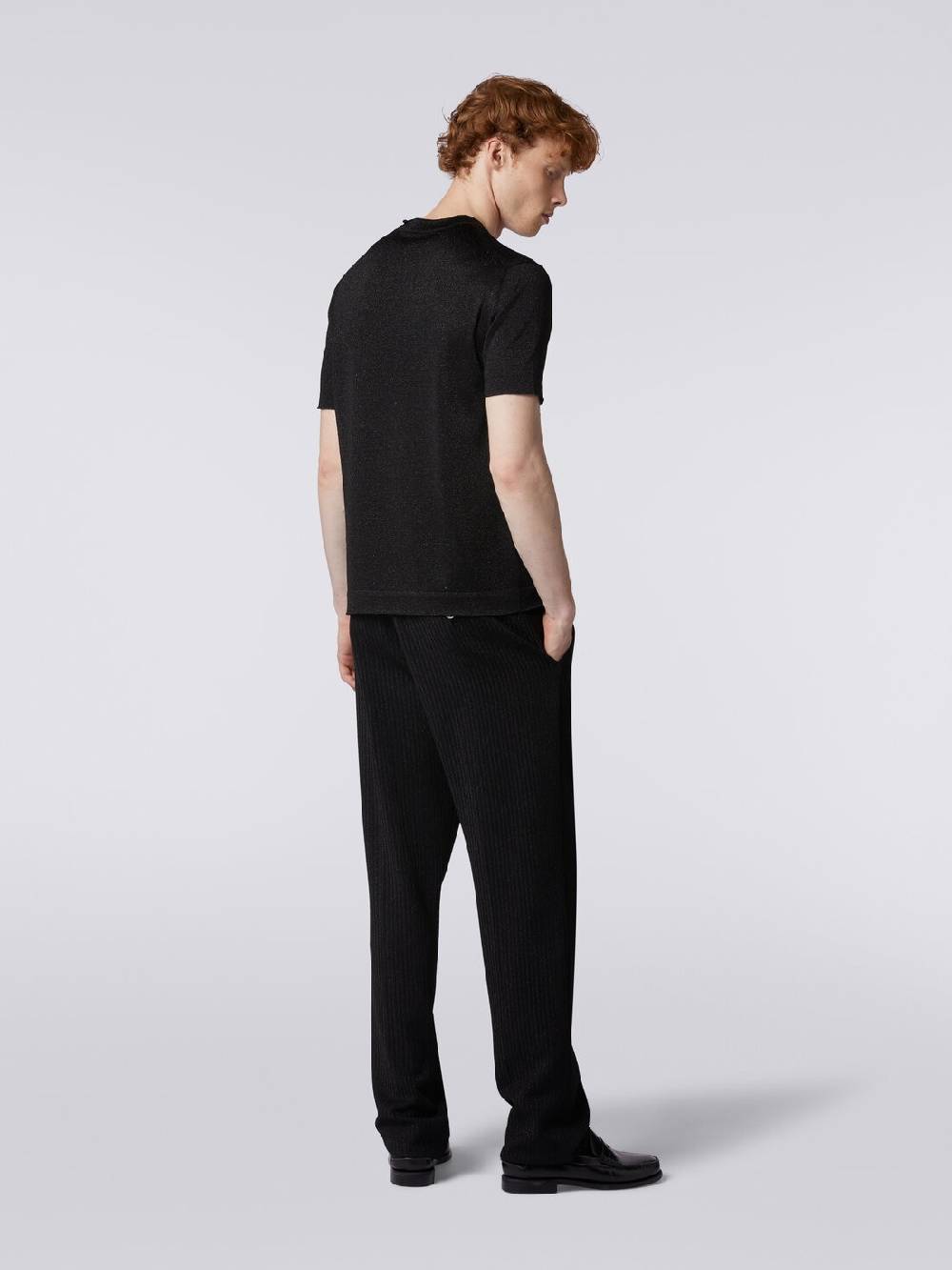 Missoni Pantaloni chino in viscosa con lurex Italy