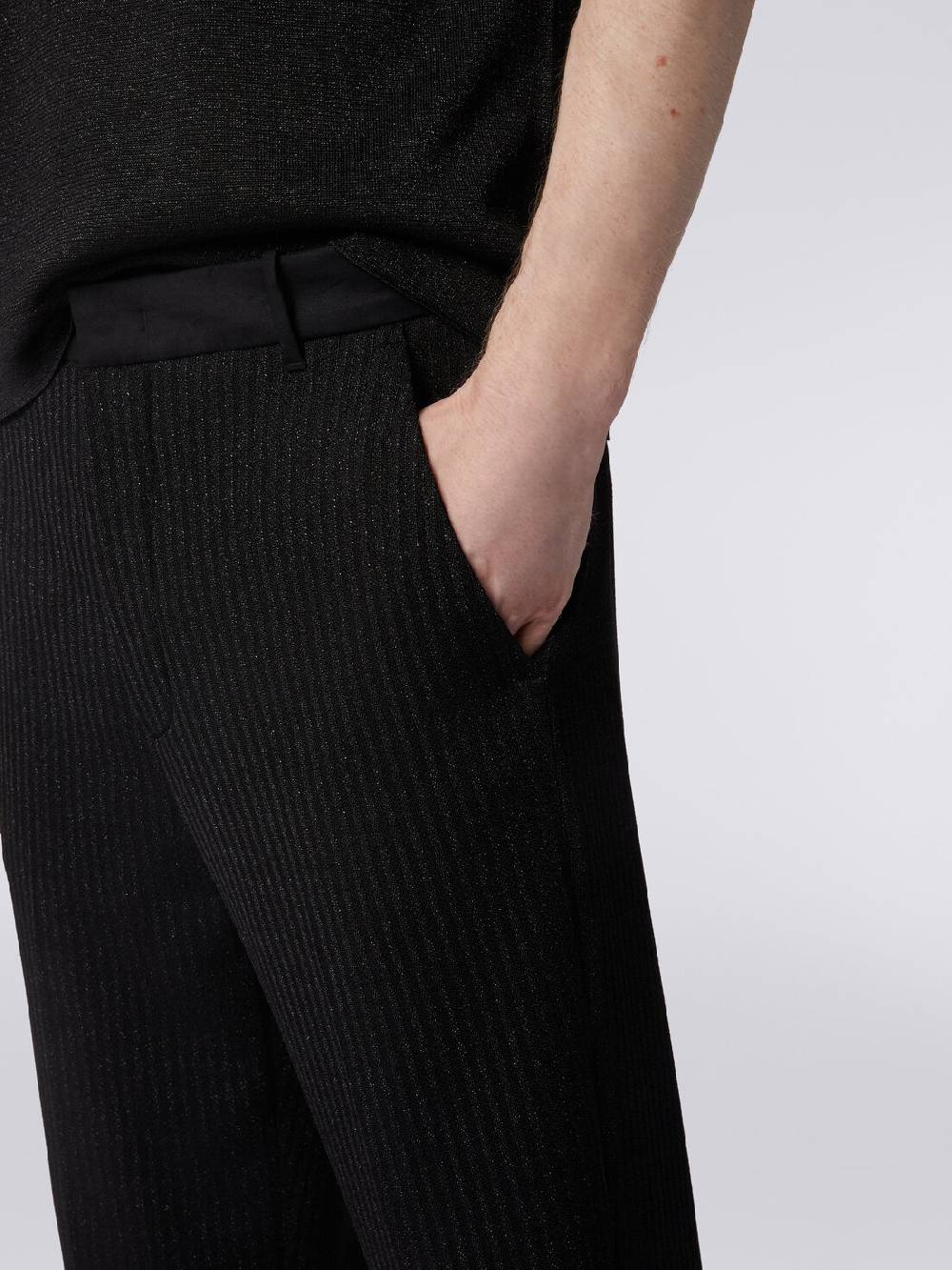 Missoni Pantaloni chino in viscosa con lurex Italy