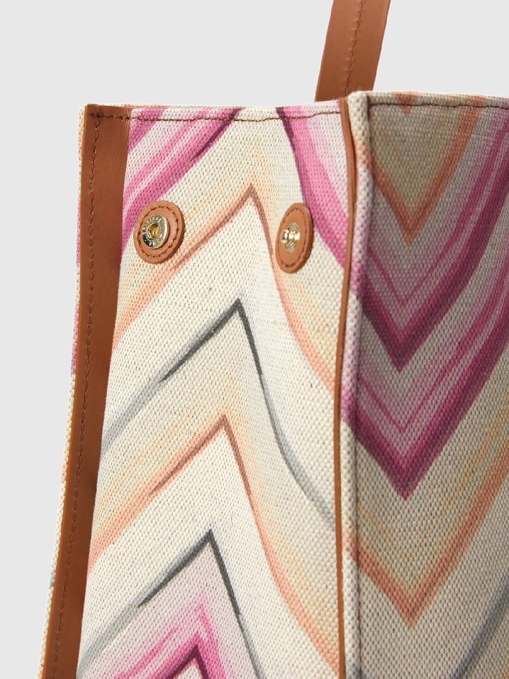 Missoni Tote bag in misto cotone con motivo chevron Qualità