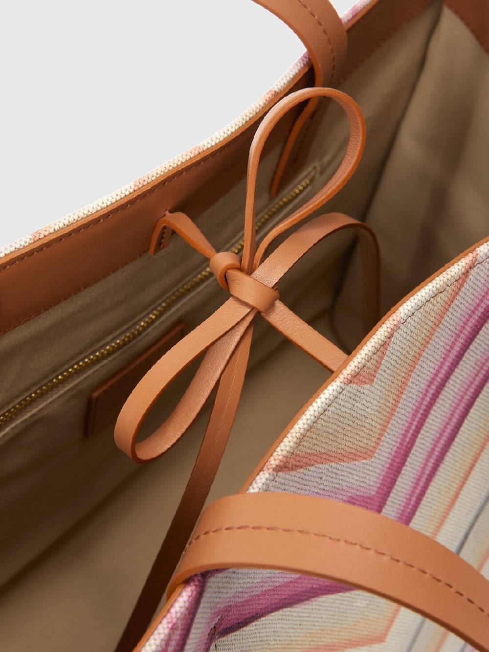 Missoni Tote bag in misto cotone con motivo chevron Qualità