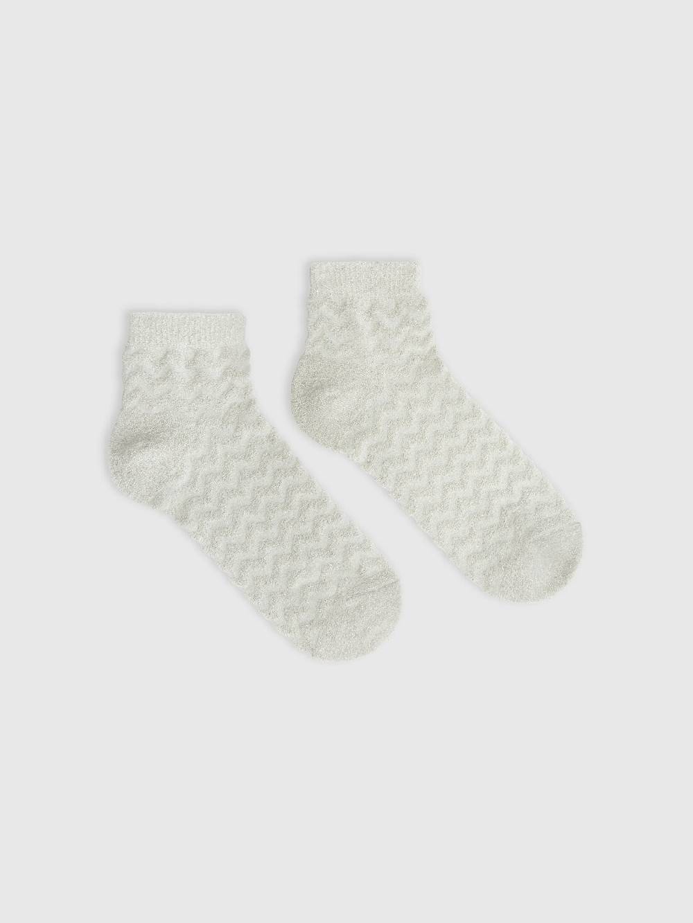 Missoni Calze in cotone e nylon zig zag Spedizione Gratuita