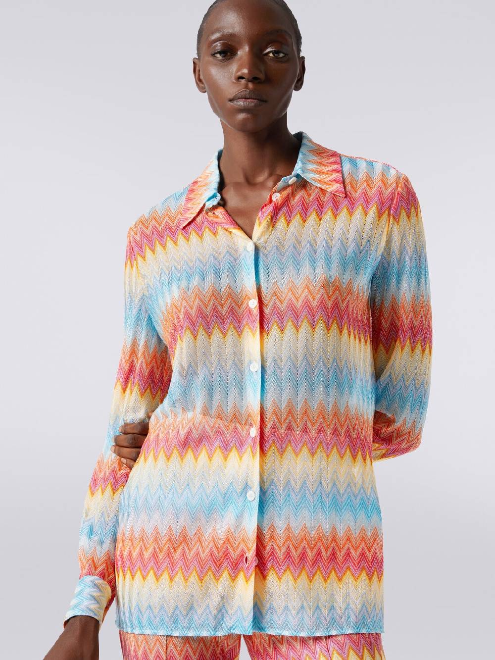 Missoni Camicia in maglia di viscosa chevron Affare Del Giorno