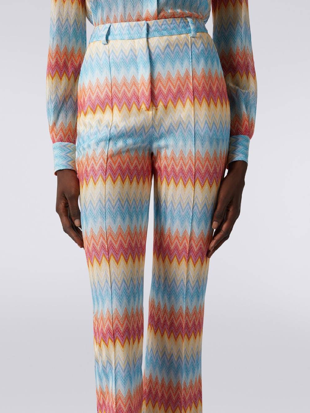 Missoni Pantaloni capri in viscosa chevron Prezzo Ridotto