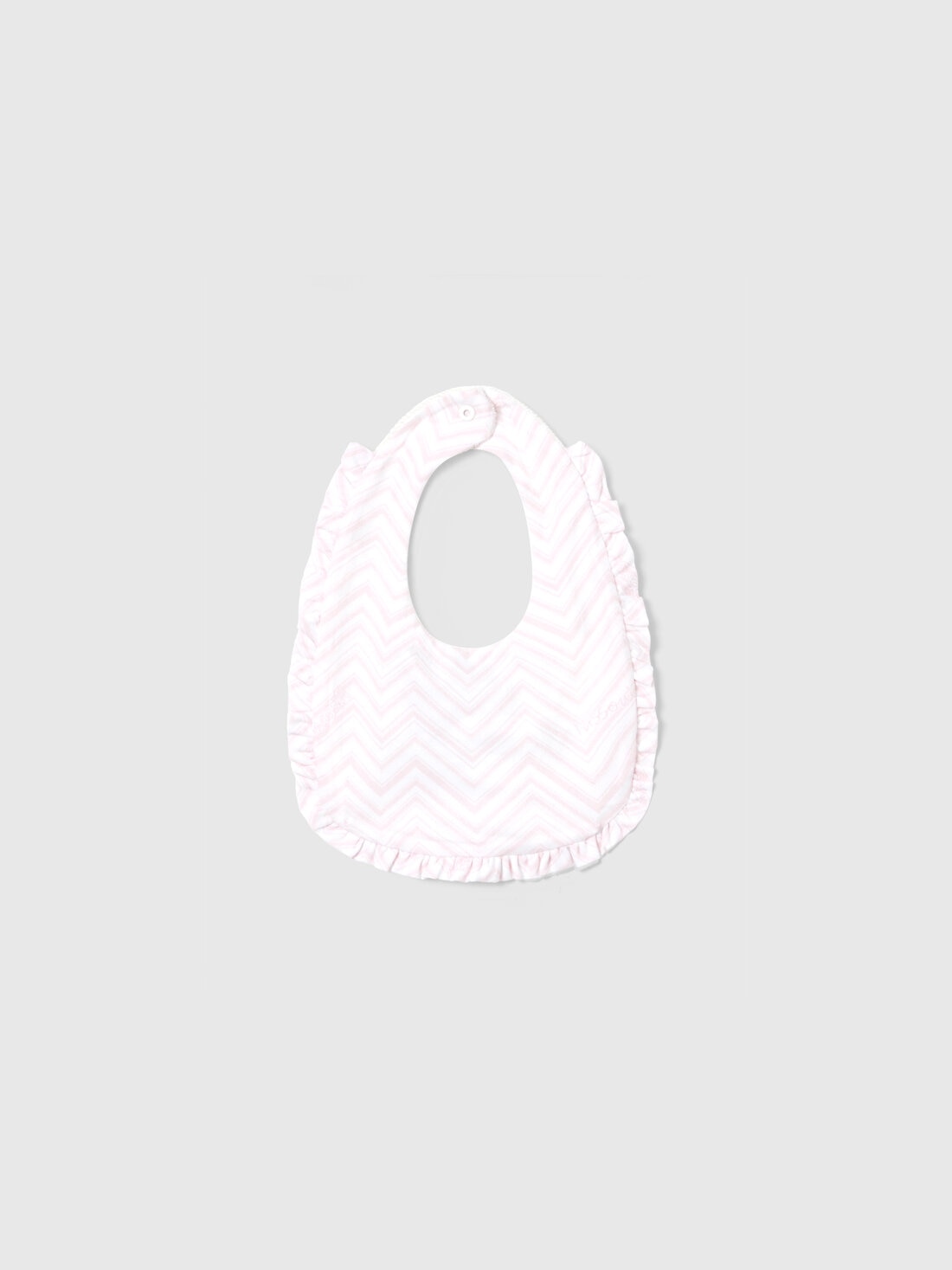 Missoni Set tre pezzi con tutina, zuccotto e bavaglino in cotone con inserti zig zag Offerta