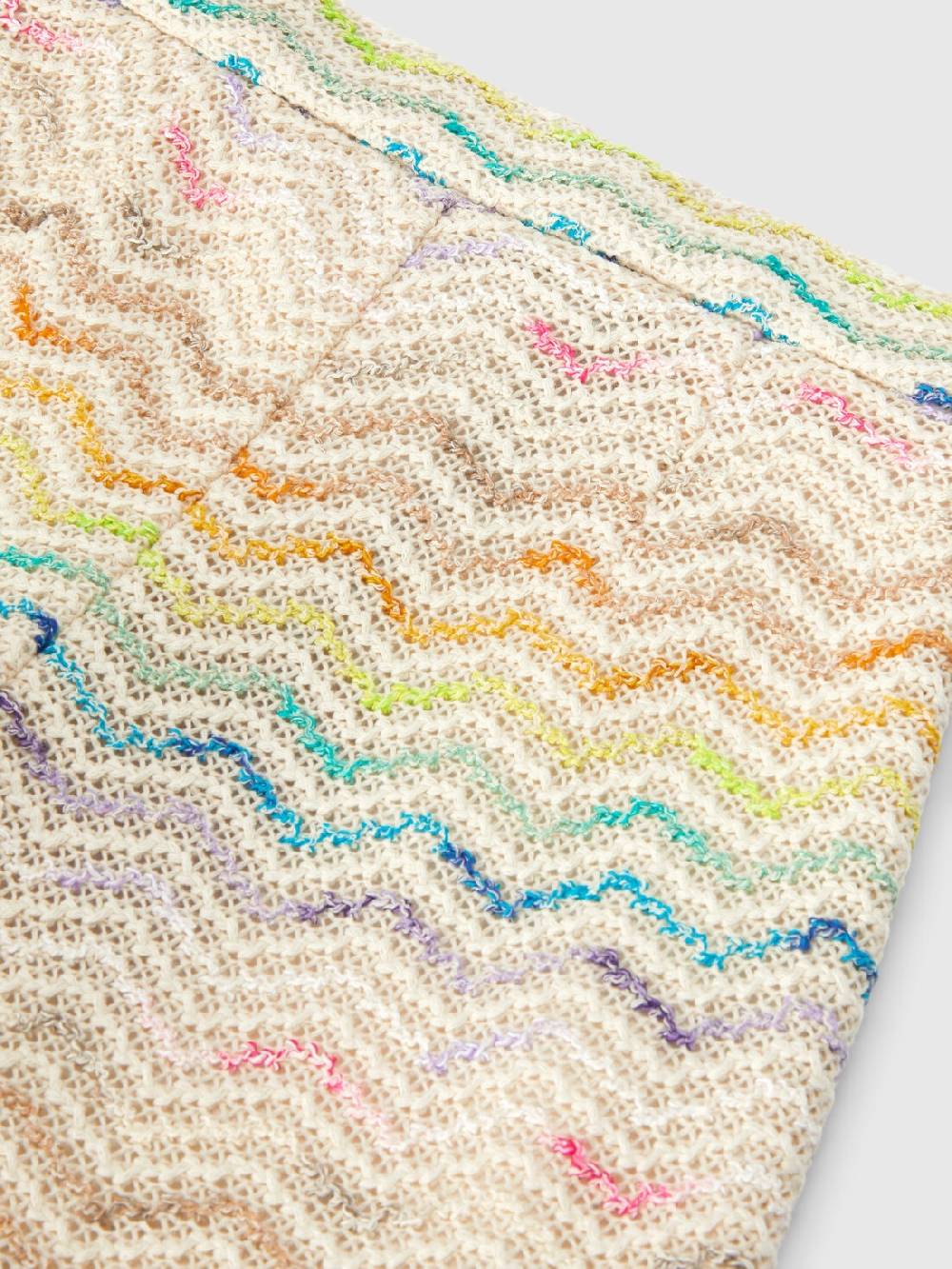 Missoni Gonna a portafoglio in misto cotone zig zag Outlet