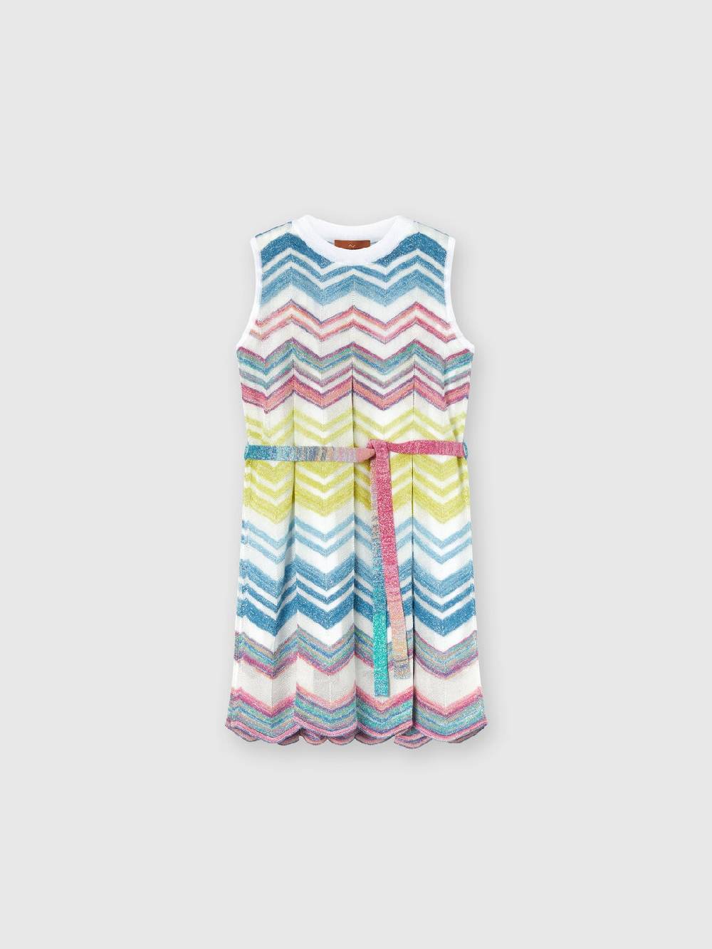 Missoni Abito in maglia di misto viscosa zig zag con lamé In Vendita