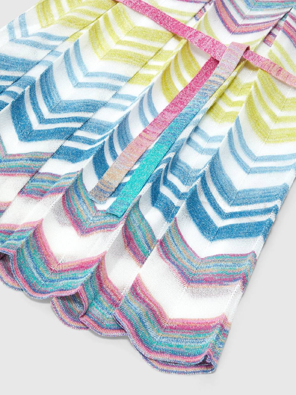 Missoni Abito in maglia di misto viscosa zig zag con lamé In Vendita