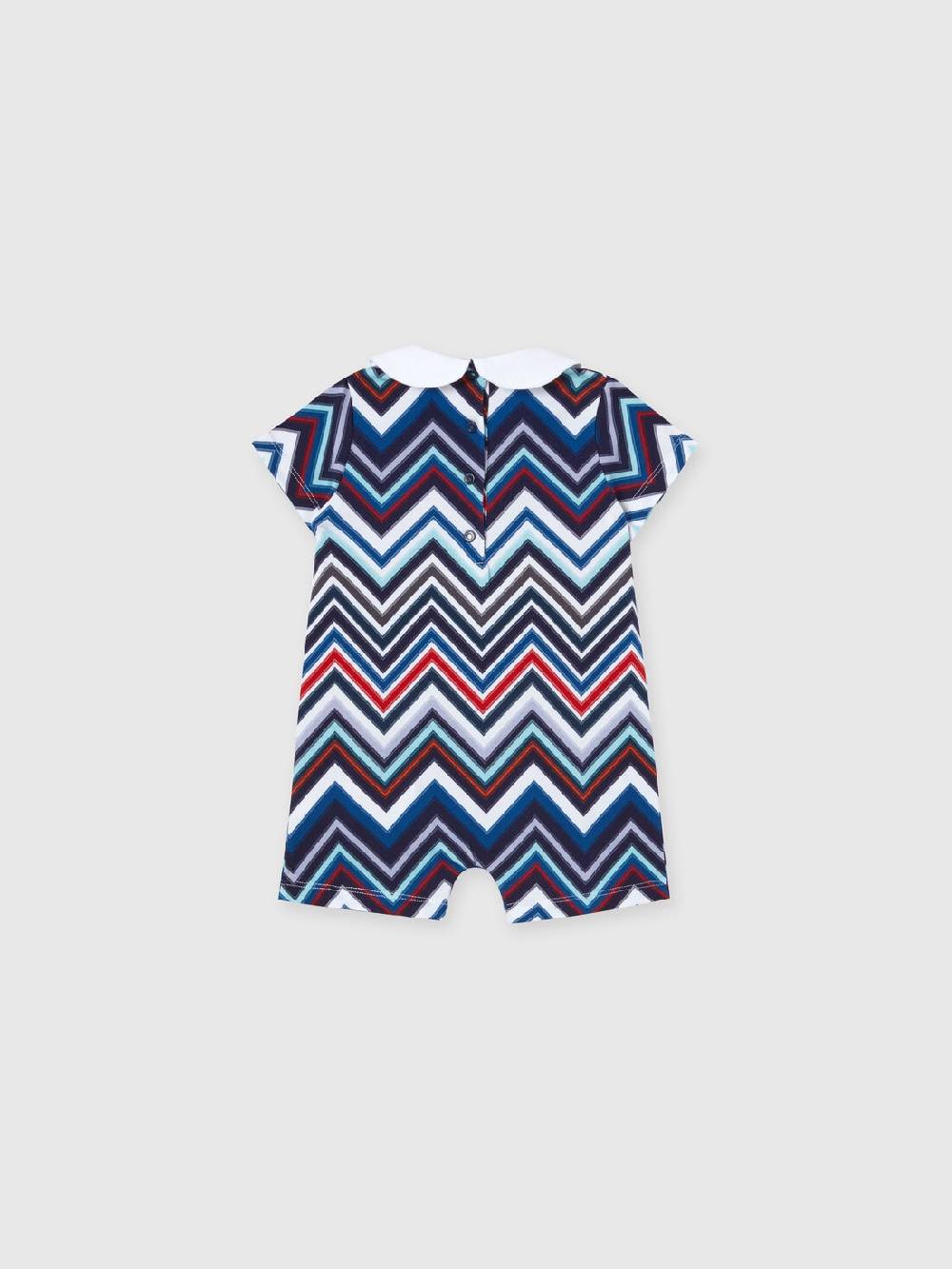 Missoni Set due pezzi con tutina e zuccotto in cotone chevron Saldi