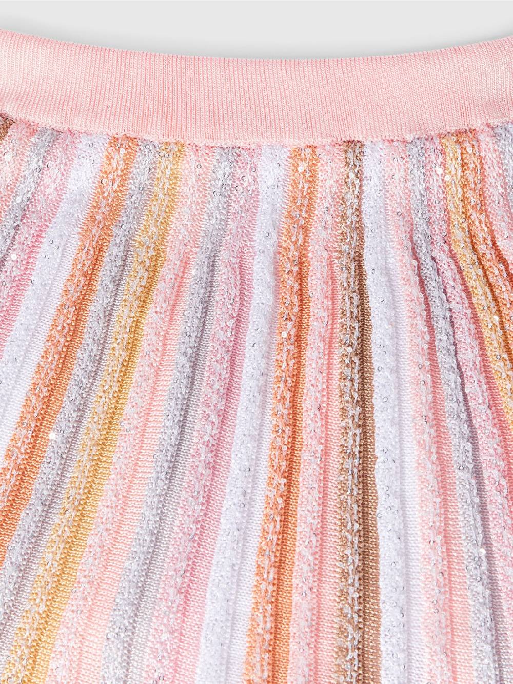 Missoni Gonna in maglia di viscosa plissée con elastico in vita Offerte