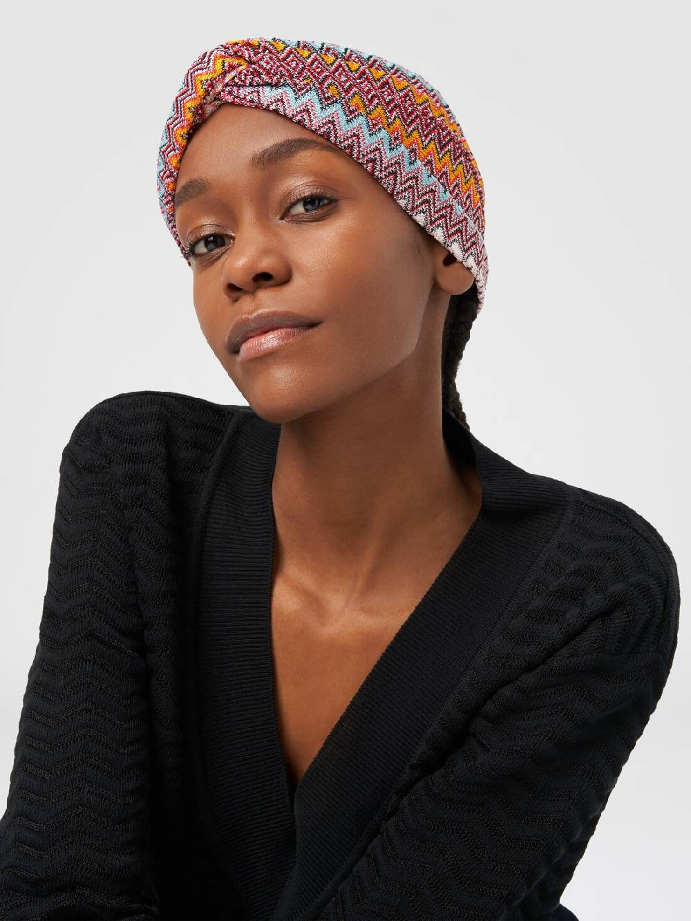 Missoni Fascia in viscosa con motivo chevron Nuova