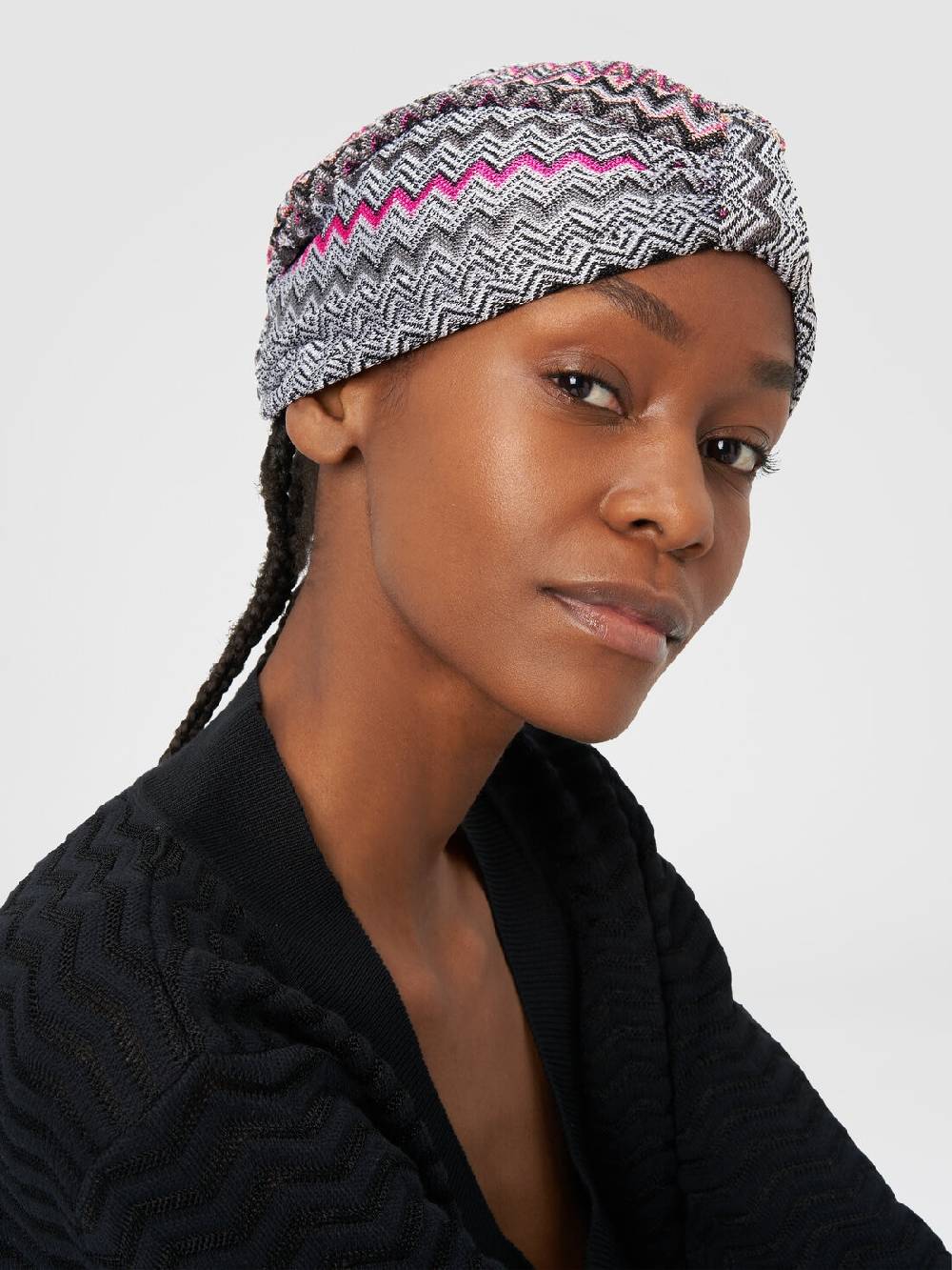 Missoni Turbante in viscosa zig zag Comprare a buon mercato
