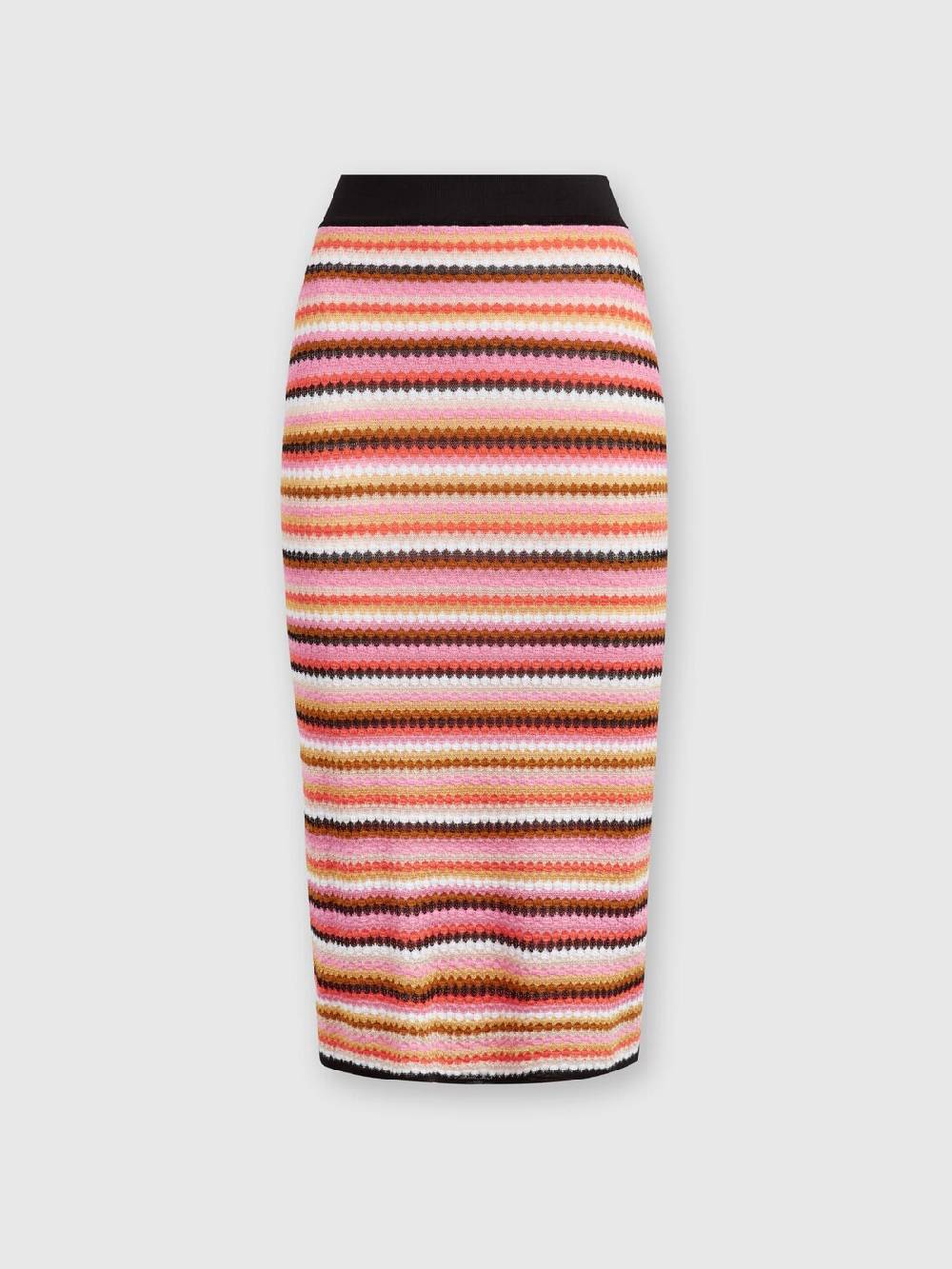 Missoni Gonna midi in cotone e viscosa zig zag Fornitura limitata