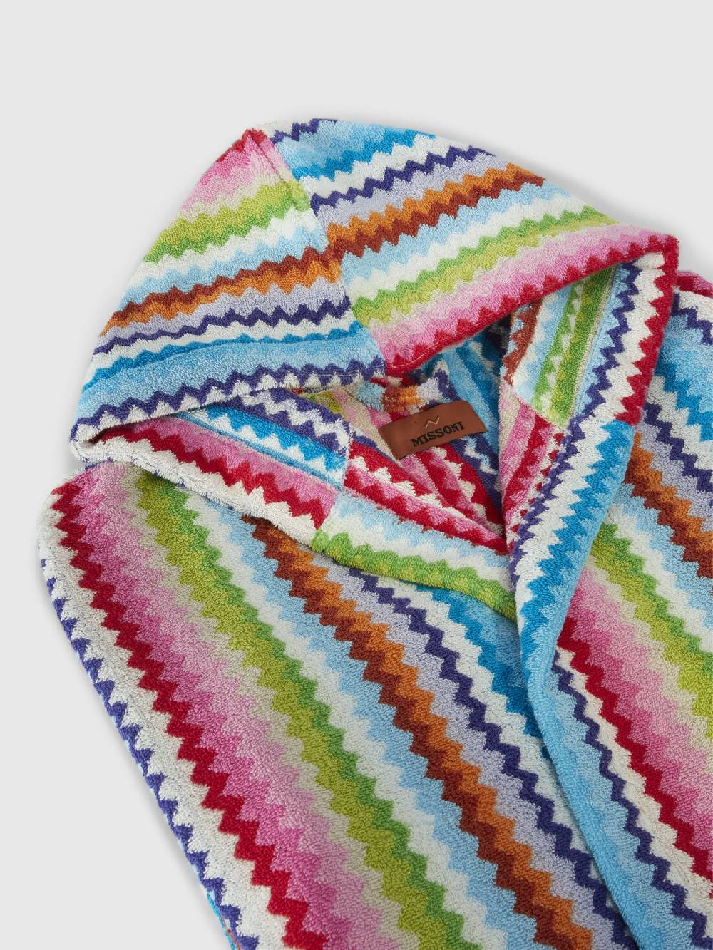 Missoni Accappatoio Riverbero in spugna di cotone zig zag Black Friday