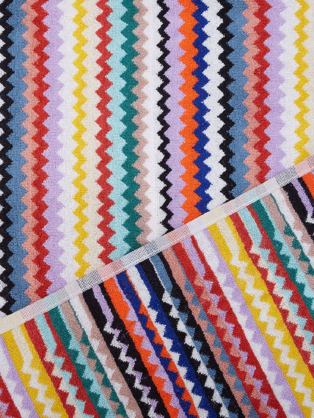 Missoni Set 5 pezzi di asciugamani da bagno Riverbero in spugna di cotone zig zag Cyber Monday