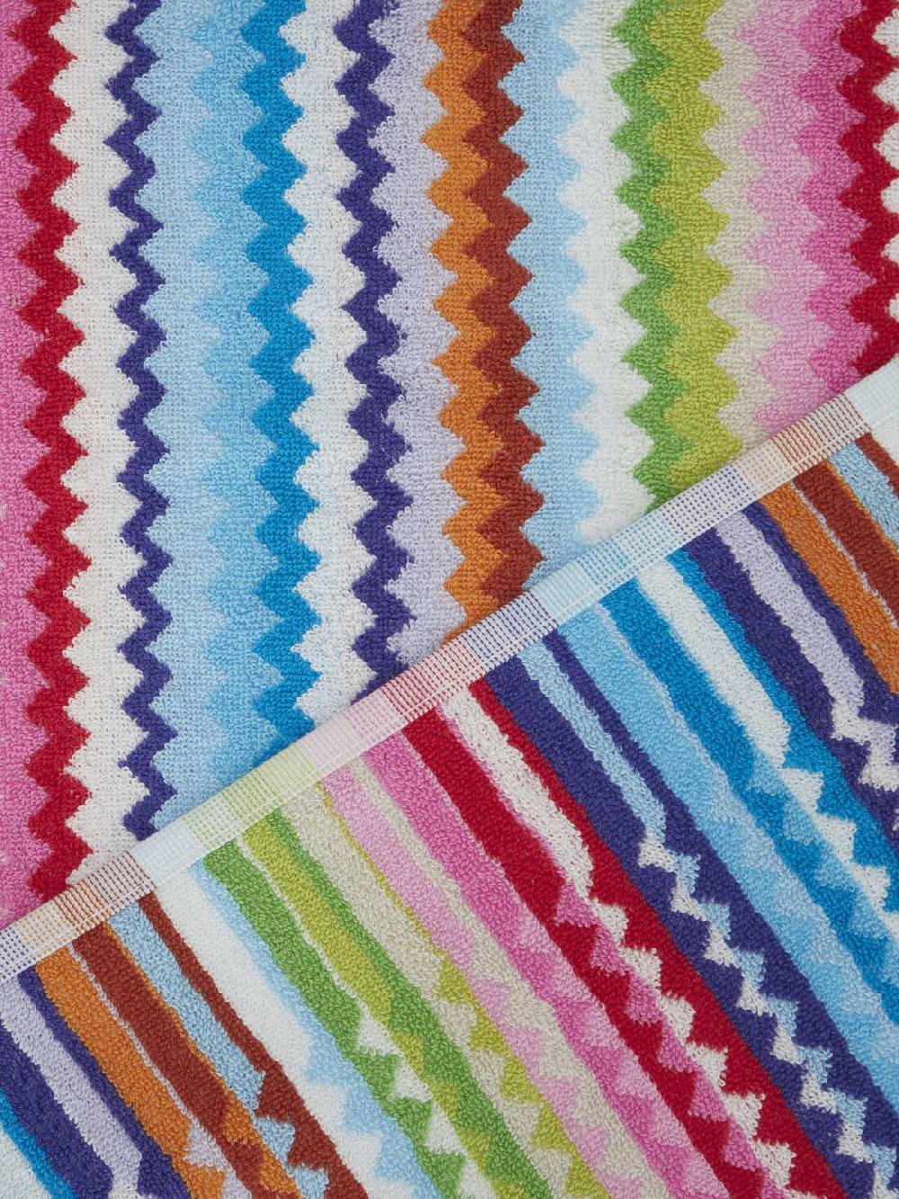Missoni Set 5 pezzi di asciugamani da bagno Riverbero in spugna di cotone zig zag Offerta natalizia