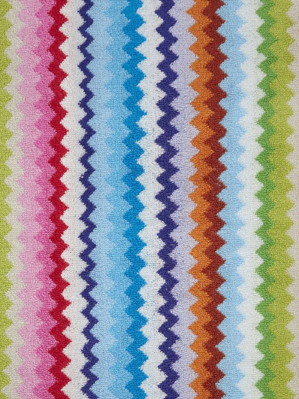 Missoni Set 3 pezzi di asciugamani da bagno Riverbero in spugna di cotone zig zag Offerta per la Festa della Mamma