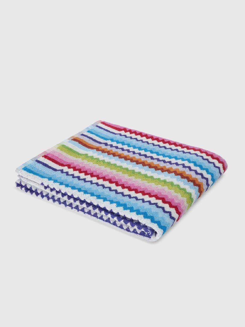 Missoni Telo da bagno 150x100 cm Riverbero in spugna di cotone zig zag Offerta Giorno del Papà
