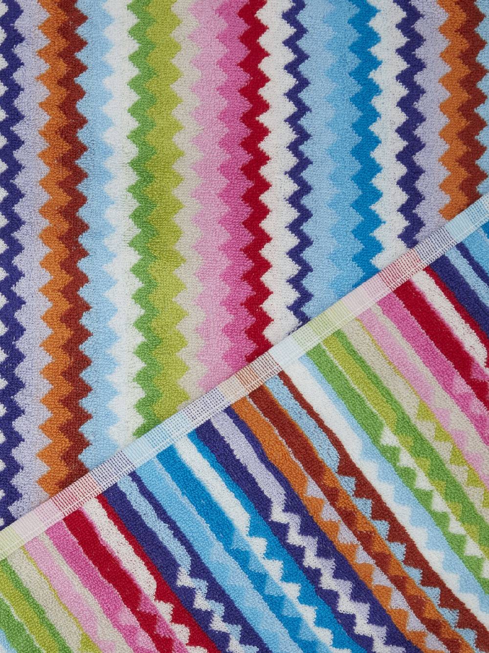 Missoni Telo da bagno 150x100 cm Riverbero in spugna di cotone zig zag Offerta Giorno del Papà