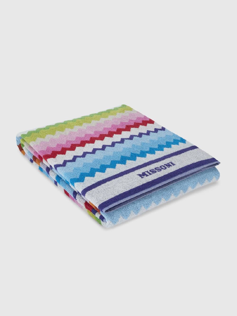 Missoni Telo mare 100x180 cm Riverbero in spugna di cotone zig zag Offerta San Valentino