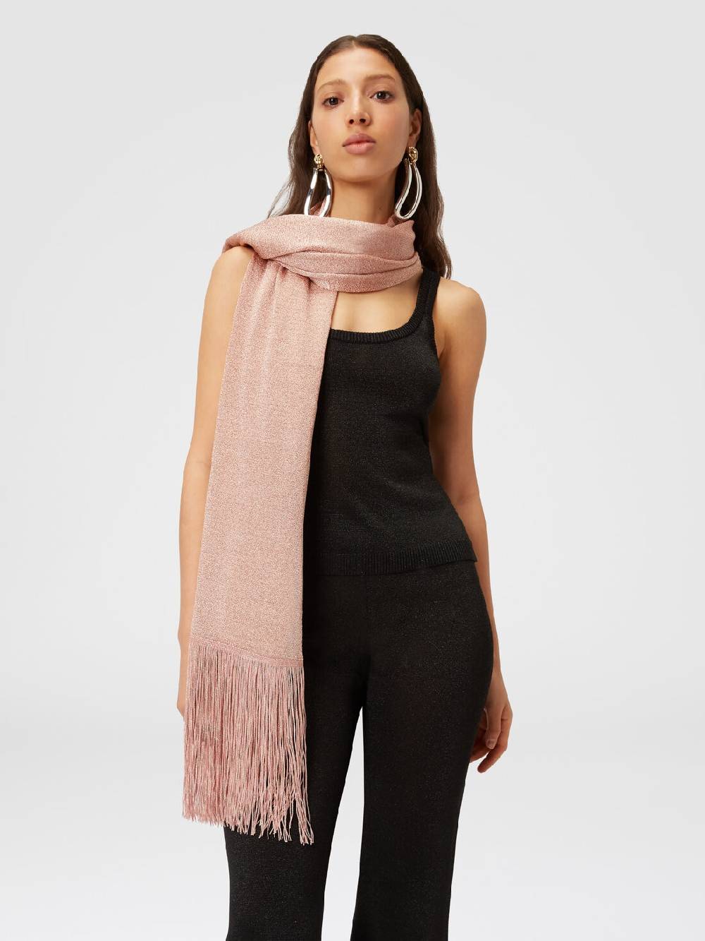 Missoni Stola in maglia di viscosa e nylon con frange Online Outlet