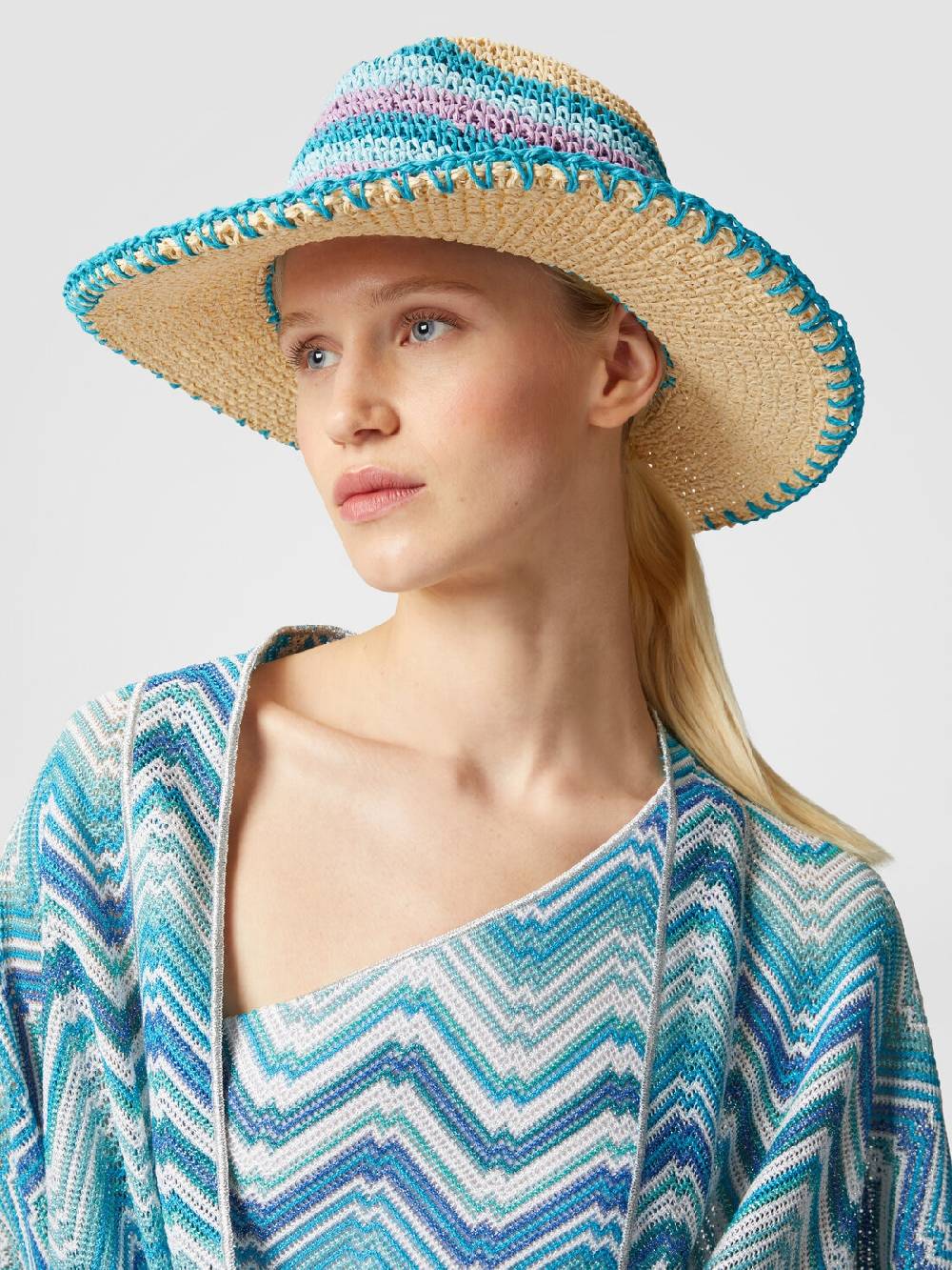 Missoni Cappello in nylon con lavorazione a uncinetto Offerte esclusive