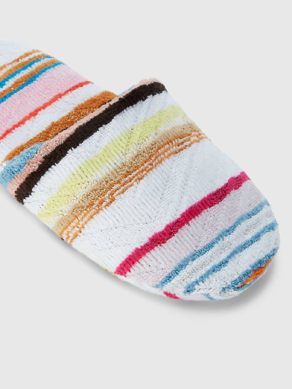 Missoni Pantofole Moonshadow in spugna di cotone con lurex Comprane uno, ottenene uno gratis