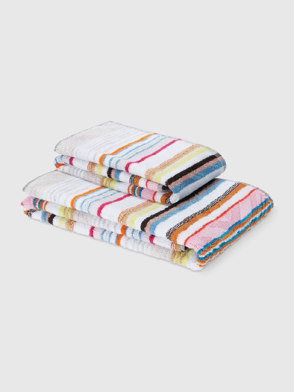 Missoni Set 2 pezzi di asciugamani da bagno Moonshadow in spugna di cotone con lurex Offerte giornaliere