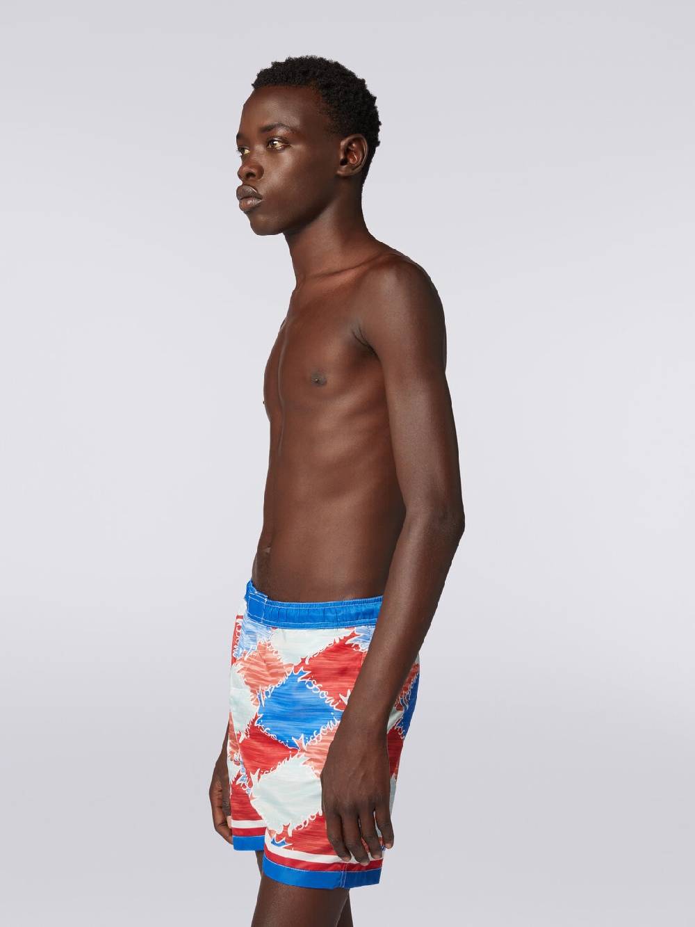 Missoni Boxer mare in nylon fiammato con logo Super Saving Price