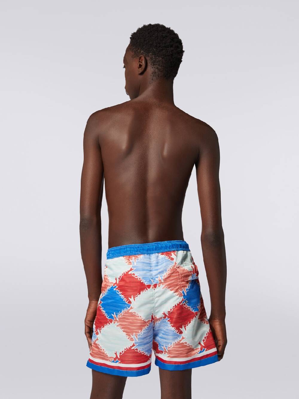 Missoni Boxer mare in nylon fiammato con logo Super Saving Price