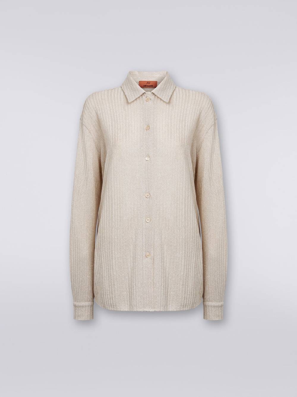 Missoni Camicia oversize in cotone e viscosa lamé Offerta settimanale