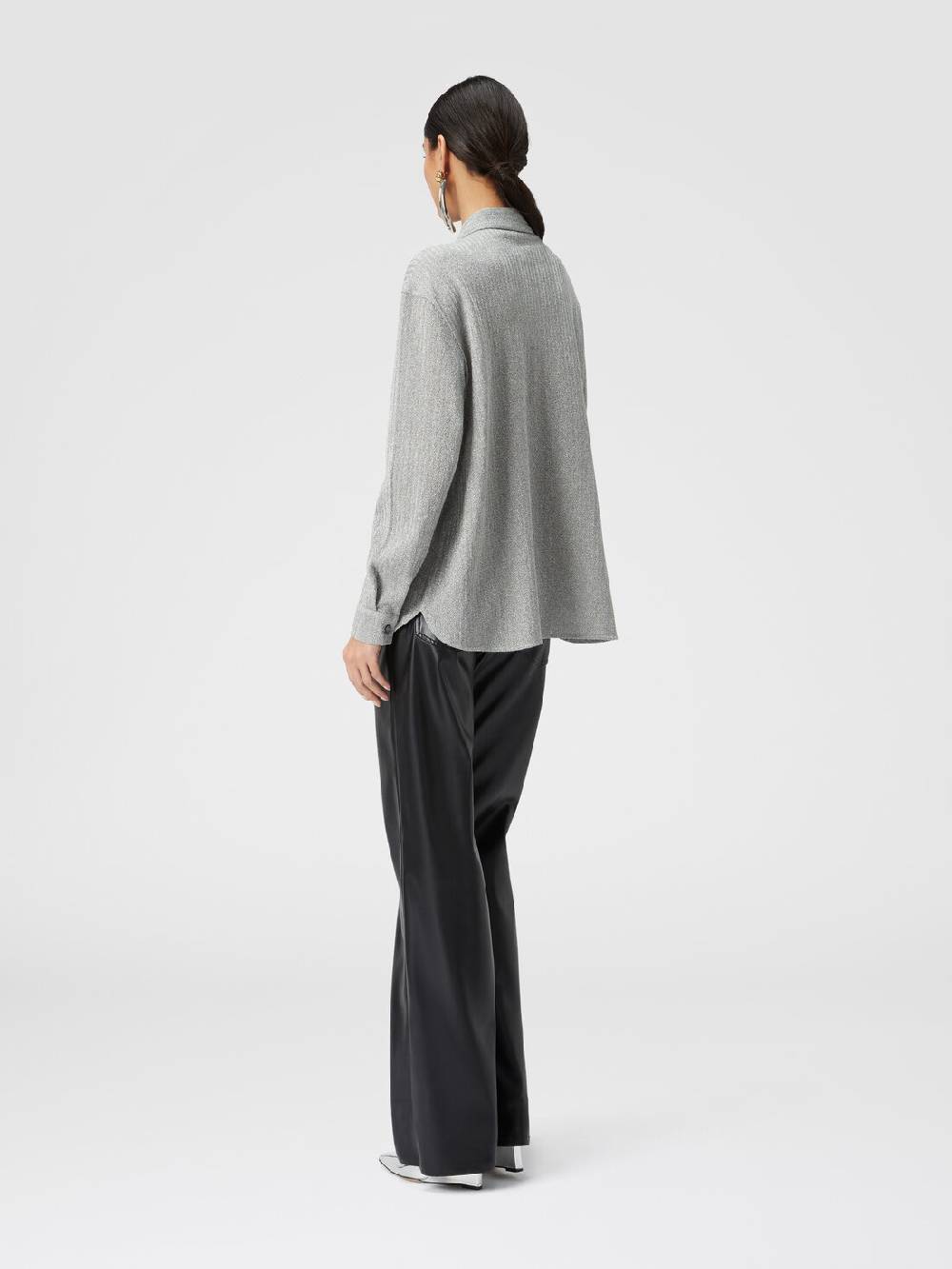 Missoni Camicia oversize in cotone e viscosa lamé Ritorno libero